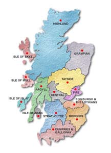 Map of Scotland